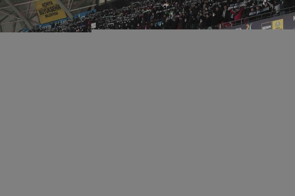 Konya Büyükşehir Stadında duygusal anlar! Konyasporlu Ahmet Çalık böyle anıldı