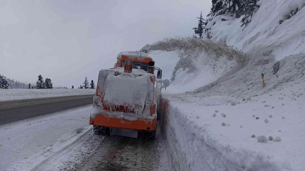 Konya'da kış 130 kilometre sonrası yaz