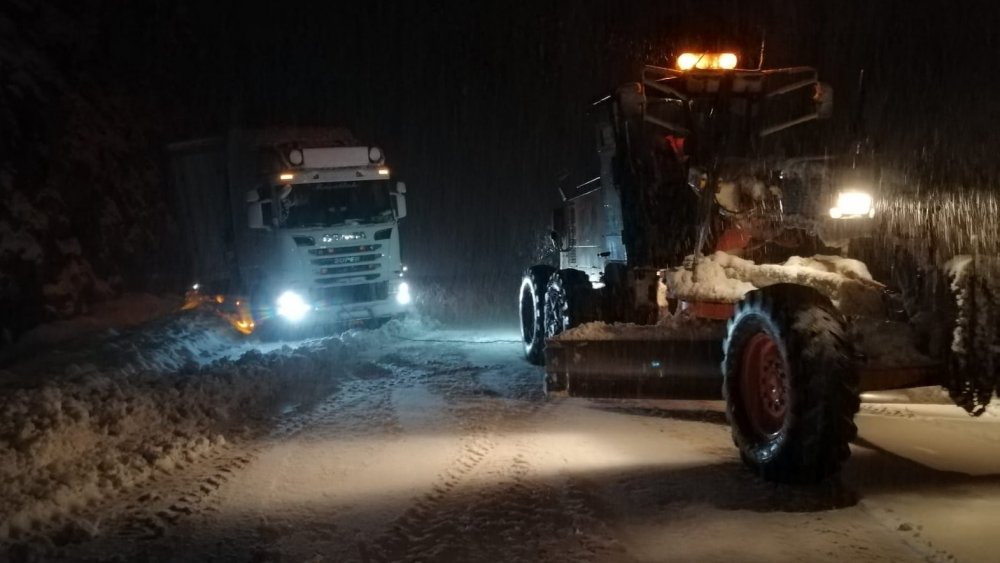 Alacabel'de görüş mesafesi sıfıra düştü! O araçların geçişine izin verilmiyor