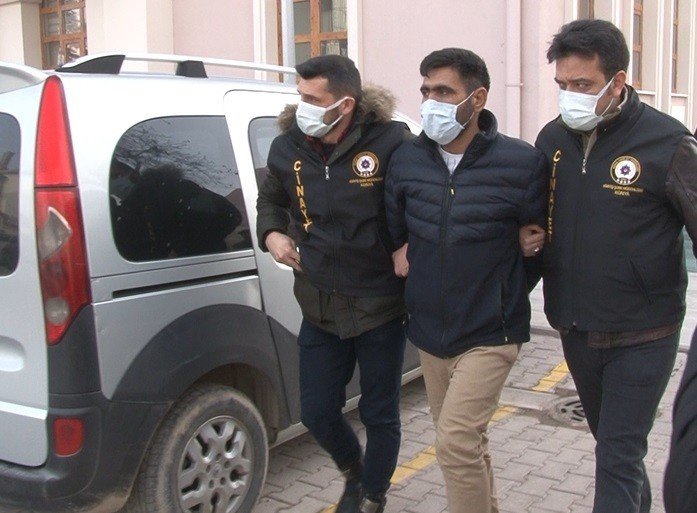 Konya'da 5 çocuğunun annesini öldürmüştü! Katil koca tutuklandı