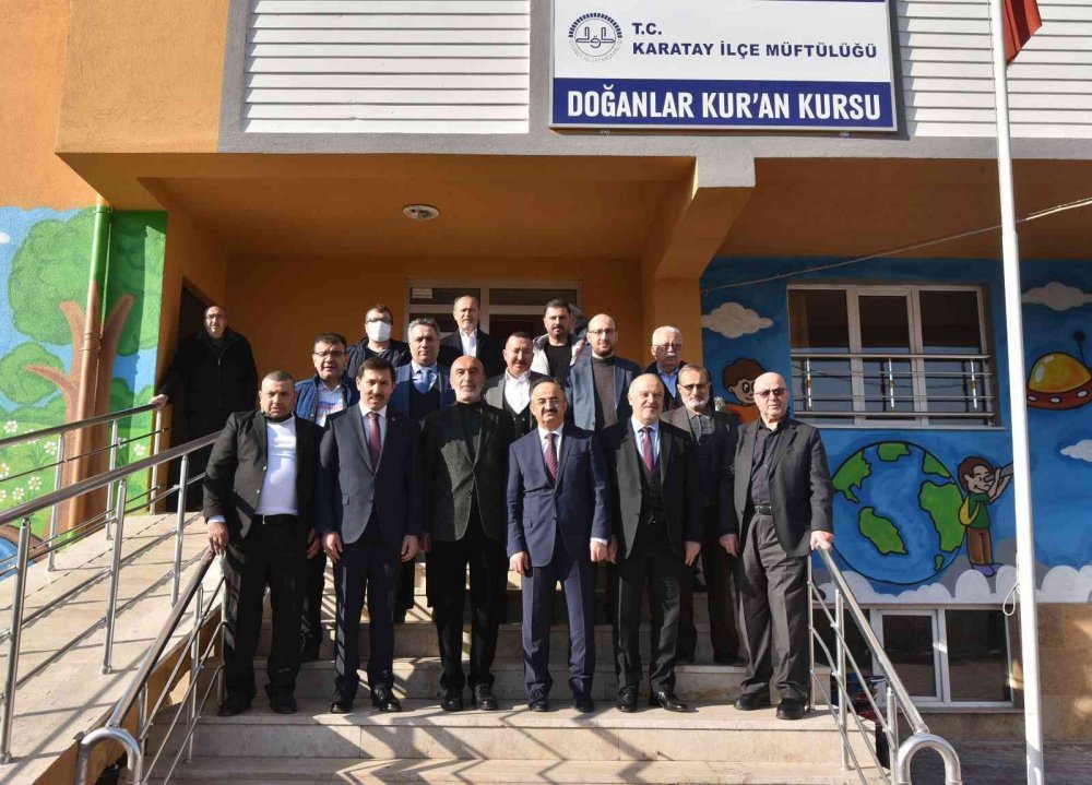 Karatay Belediye Başkanı Hasan Kılca eski adıyla Doğanlar Mahallesi'ni ziyaret etti