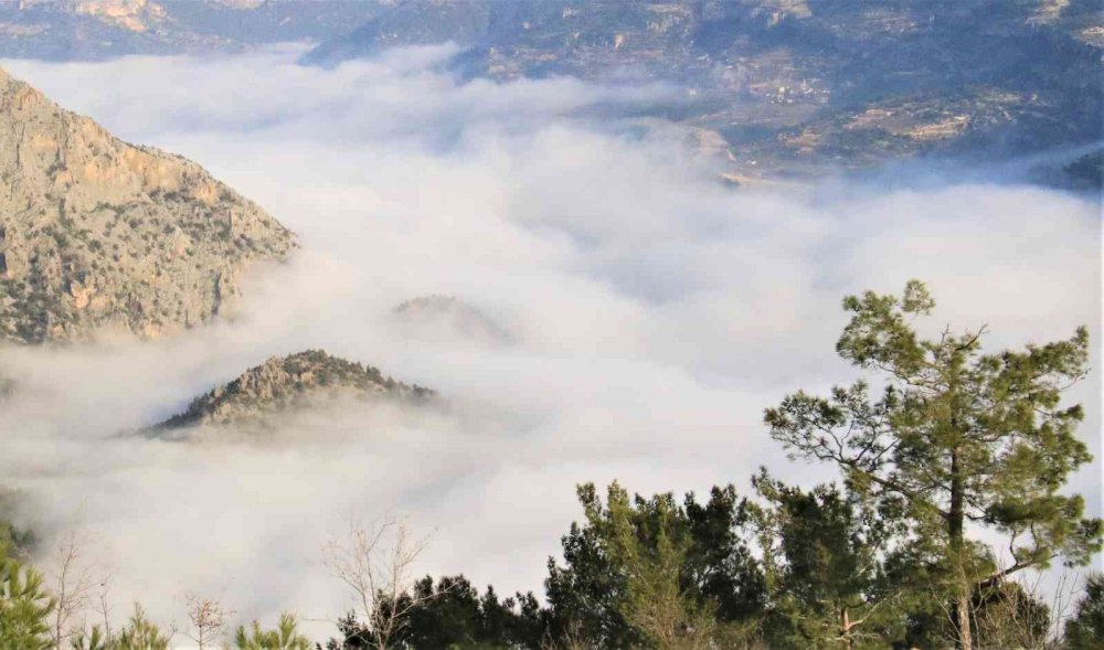 Suyu Konya'ya taşınan Göksu Nehri havadan görüntülendi