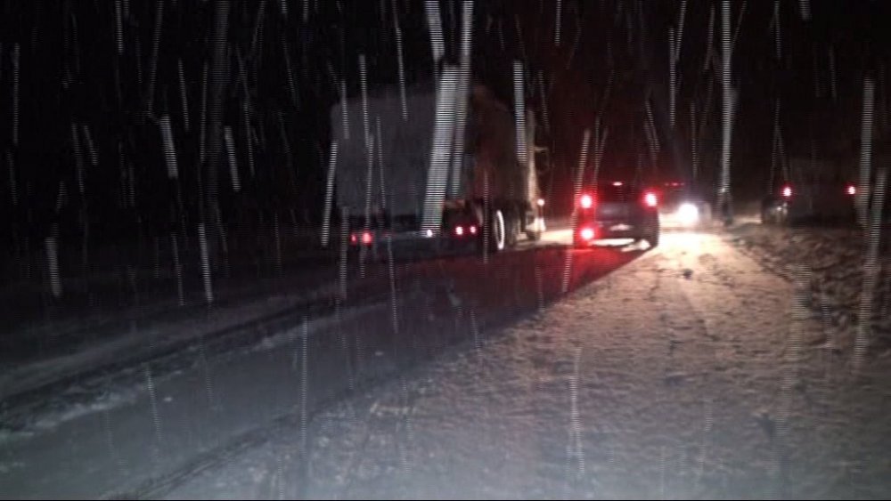 Alacabel'de kar fena bastırdı! Konya-Antalya yolu sabaha karşı kapandı