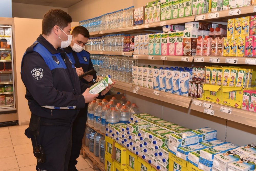 Konya'da zabıtalardan fiyat ve etiket denetimi! Gelen şikayetler değerlendiriliyor