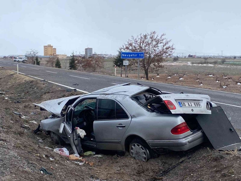 Nevşehir’de refüje takla atan otomobilde Umut Güler öldü, 2 ağır yaralı