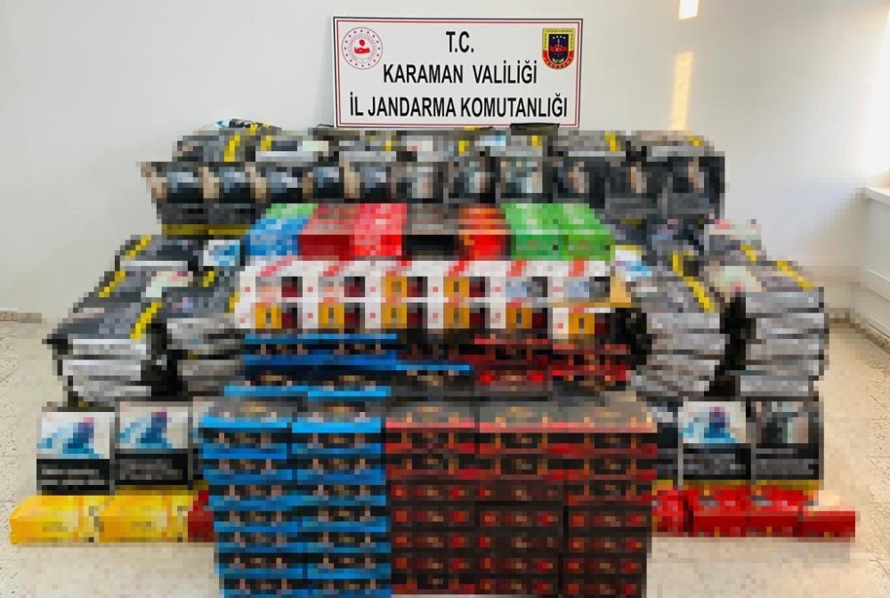 Karaman’da kaçak tütün operasyonu! İfadesi alınıp serbest bırakıldı