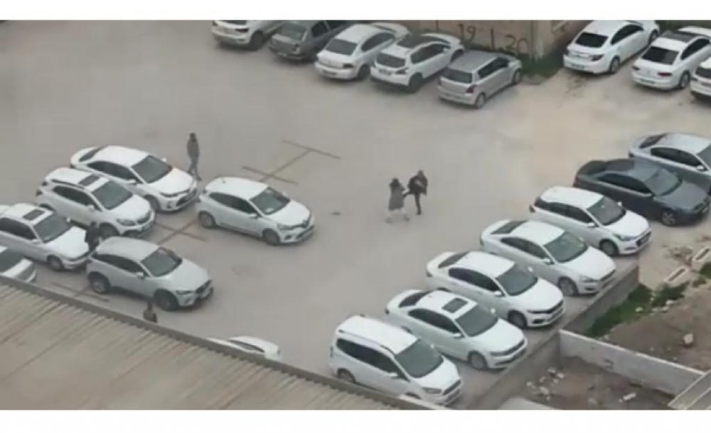 Otoparkta kadına tekme tokat dayak attı, ayıranlar sayesinde kavga son buldu