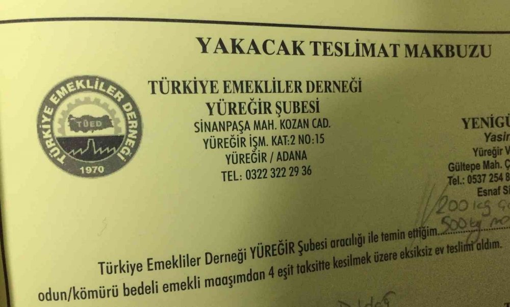 Türkiye Emekliler Derneği Yüreğir Şubesi yönetiminin sorgusu sürüyor! Ruhsatsız silahlar bulundu