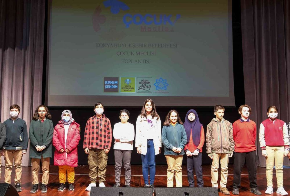Konya'da Çocuk Meclisi kuruldu! İlk Başkan Aysima Eroğlu