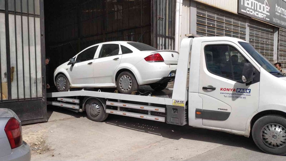 Konya'da kovalamaca sonrası kaçan şahsın aranması olduğu ortaya çıktı! Arabayı saklıyordu yakayı ele verdi