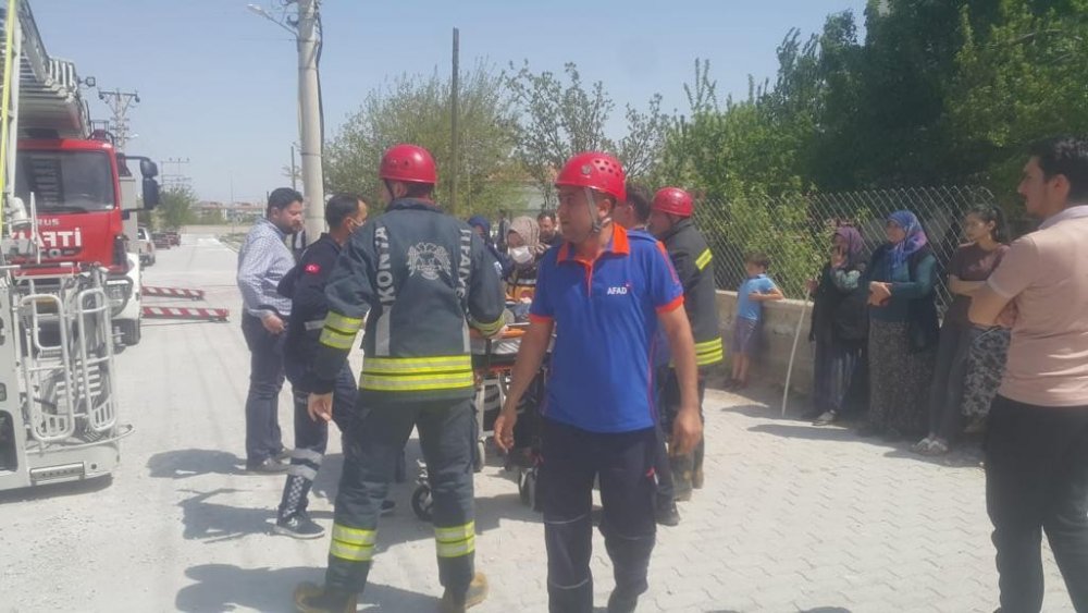 Yapılırken göçtü: Konya Selçuklu'da bir binada göçük meydana geldi