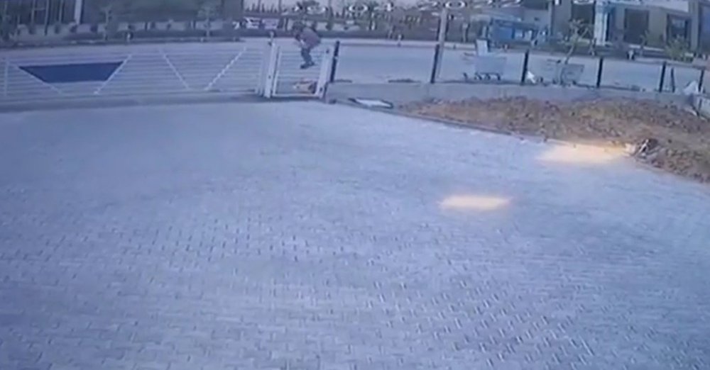 Konya'da fabrikanın alkol tankını ateşe veren kundakçı saniye saniye görüntülendi