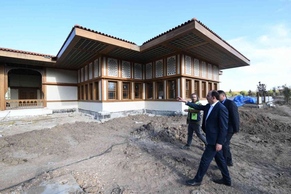 Konya Millet Bahçesi'nde son rütuşlar... Sayılı günün kaldığı alan havadan görüntülendi, Başkan Altay tek tek denetledi