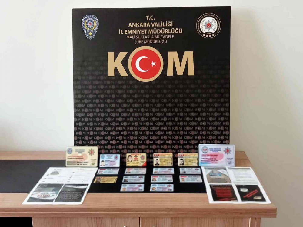 Ankara merkezli 4 ilde 'Teşkilat' operasyonu! Sahte polis ve basın kartıyla 2 milyonluk vurgun yapmışlar