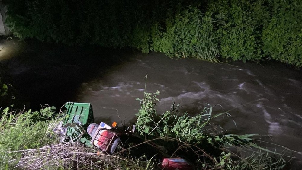 Bilecik'te acı ölüm! Motosikletiyle dereye düşen Salim Yeşil'in cesedini oğlu buldu