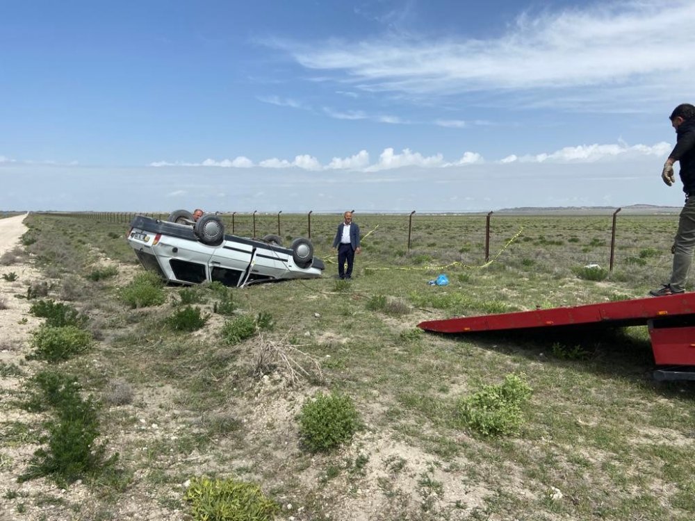Konya'da yağmur duasına gidiyorlardı! Takla atan araçta Faik Üre öldü, 3 kişi yaralandı