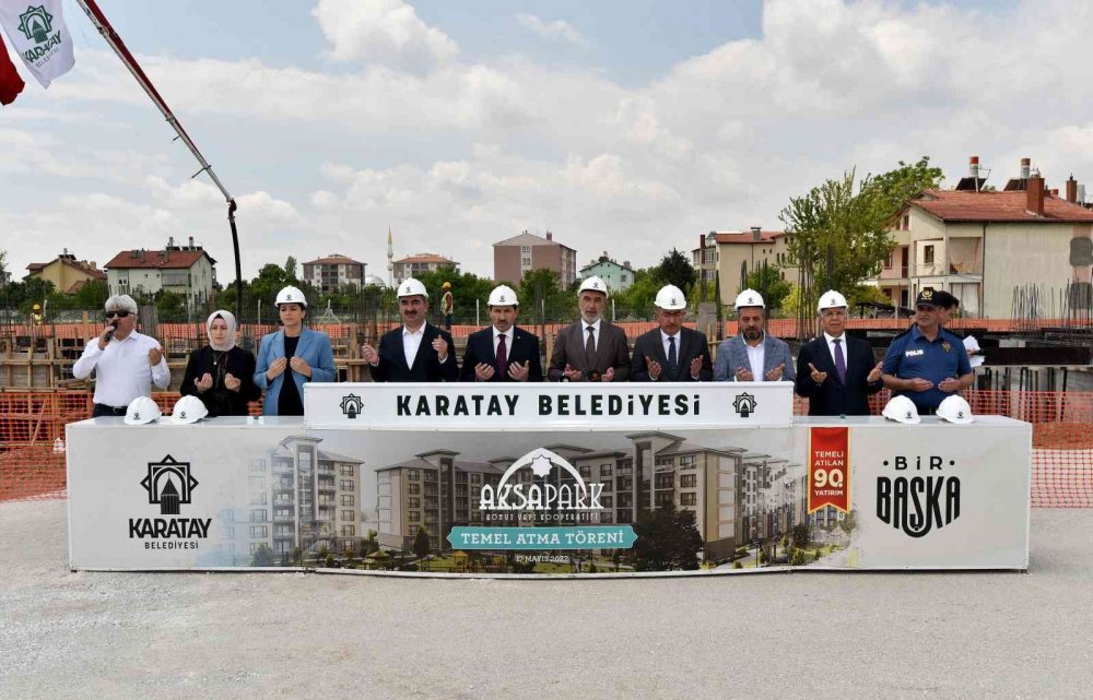 Konya Karatay’da 312 dairelik Aksapark'ın temeli atıldı! 2 yeni toplu konut projesi daha geliyor