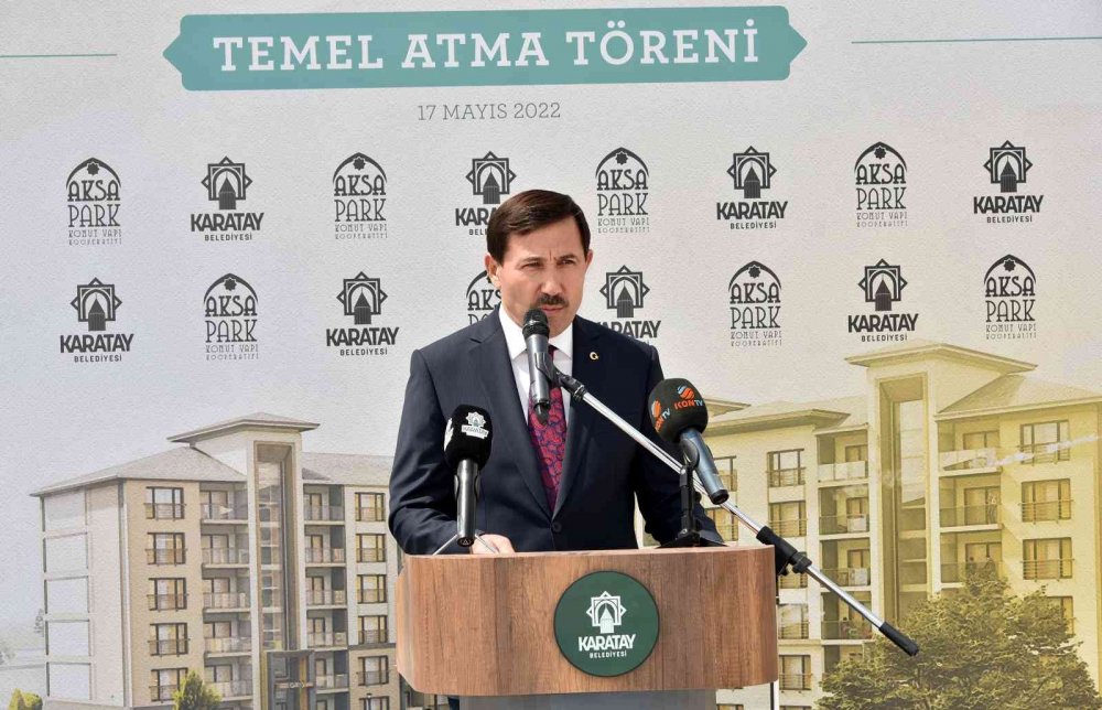 Konya Karatay’da 312 dairelik Aksapark'ın temeli atıldı! 2 yeni toplu konut projesi daha geliyor