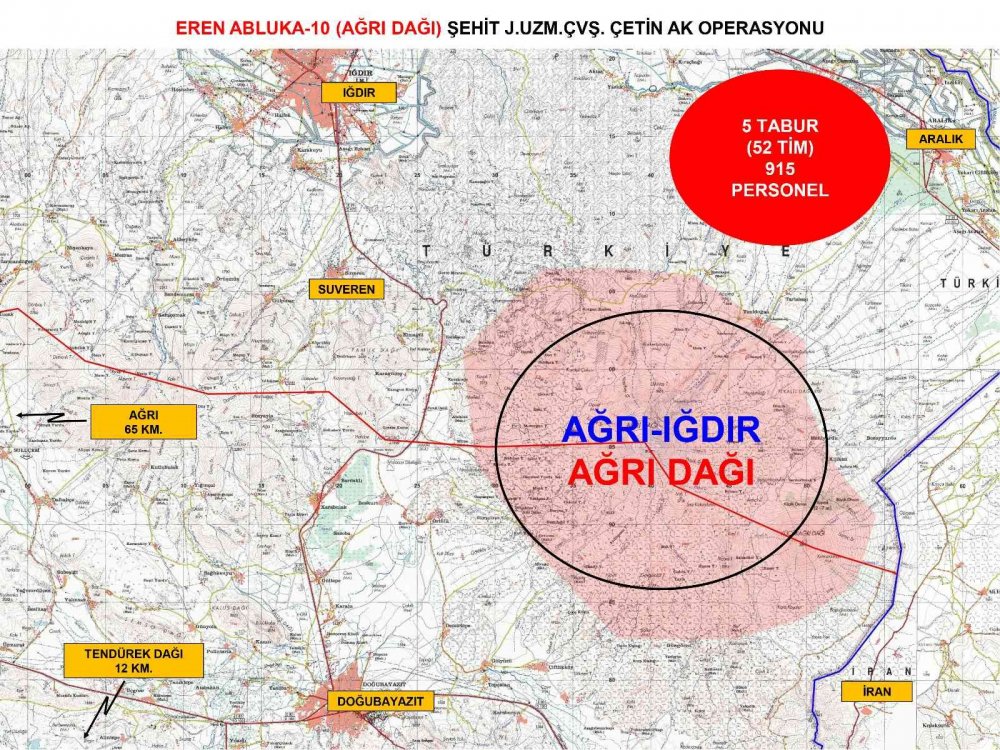 MİT istihbaratı fitili ateşledi! 'Ara-Bul-Yok Et' stratejisiyle Eren Abluka-10 Ağrı Dağı operasyonu başlatıldı