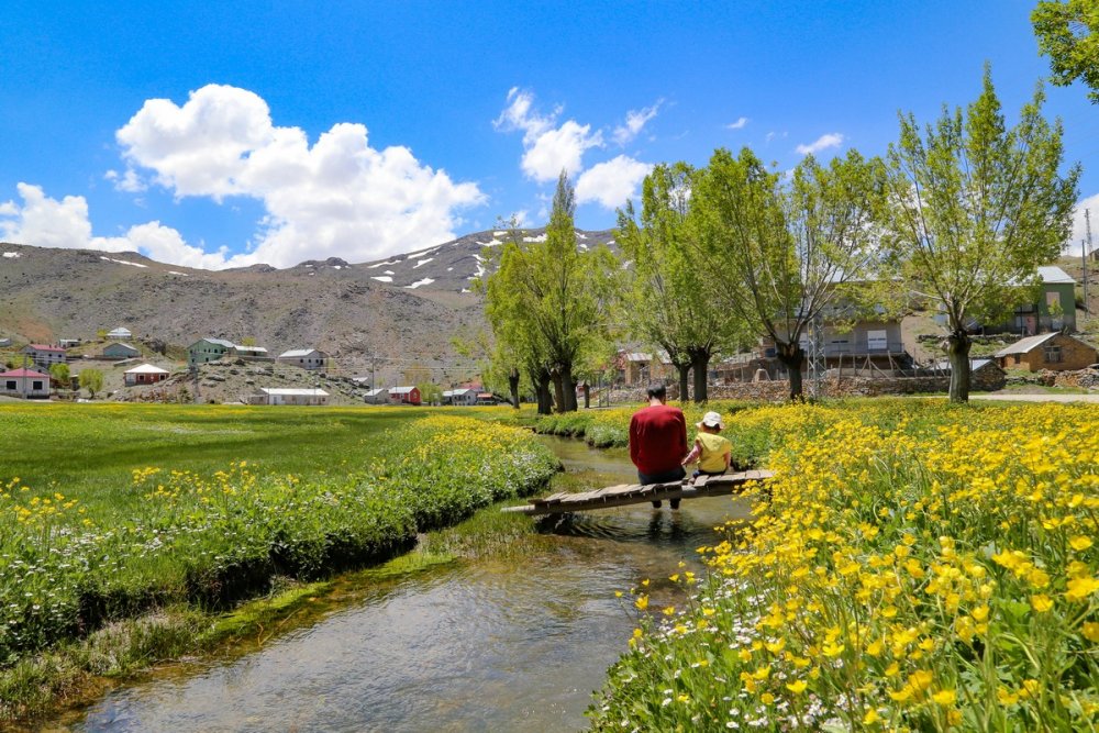 Konya'nın Toros Dağları üzerine kurulu Hisarlık yaylasında görsel şölen..