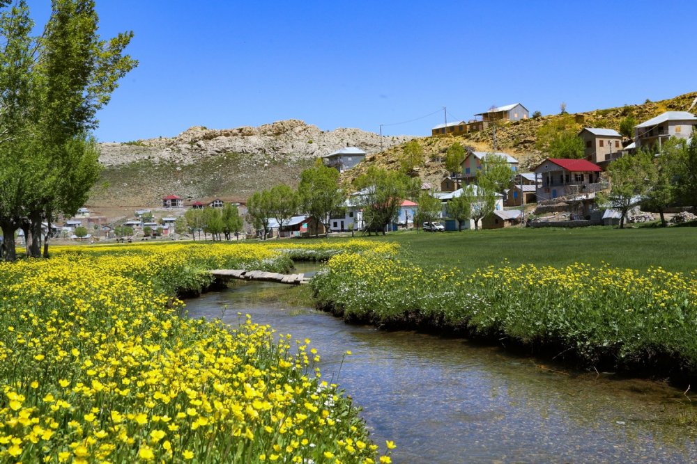 Konya'nın Toros Dağları üzerine kurulu Hisarlık yaylasında görsel şölen..