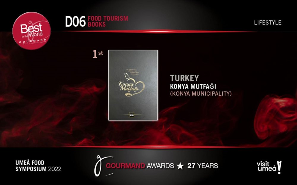 Konya Mutfağı'na ödül! Gourmand World Awards'da en iyi Gastronomi Turizmi Kitabı seçildi
