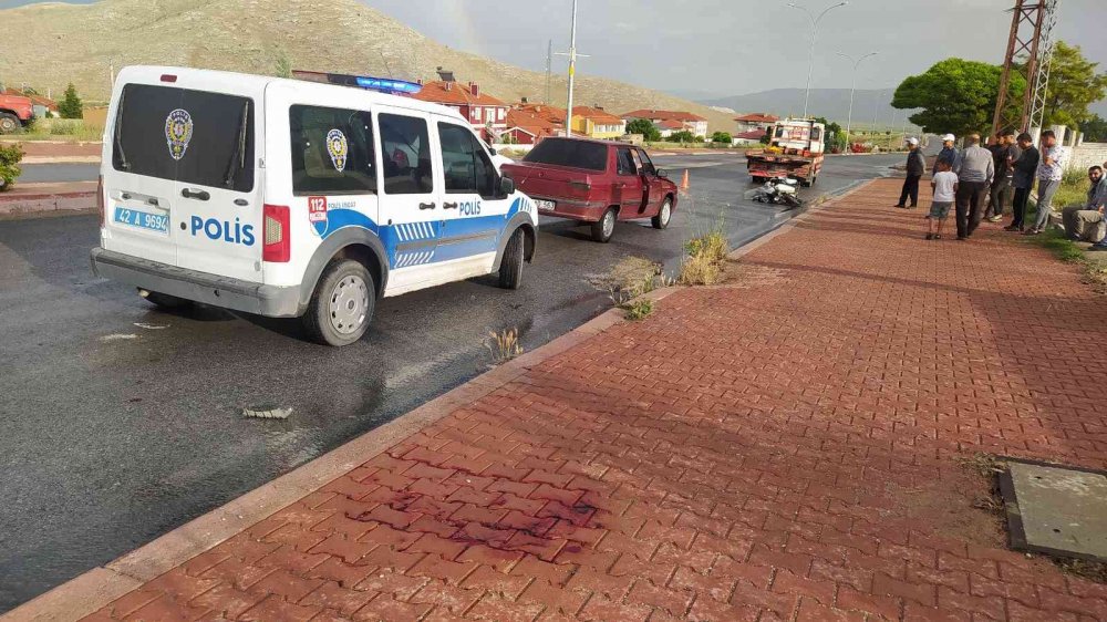 Konya'da otomobille çarpışan elektrikli bisiklet sürücüsü Osman Akkuş hayatını kaybetti