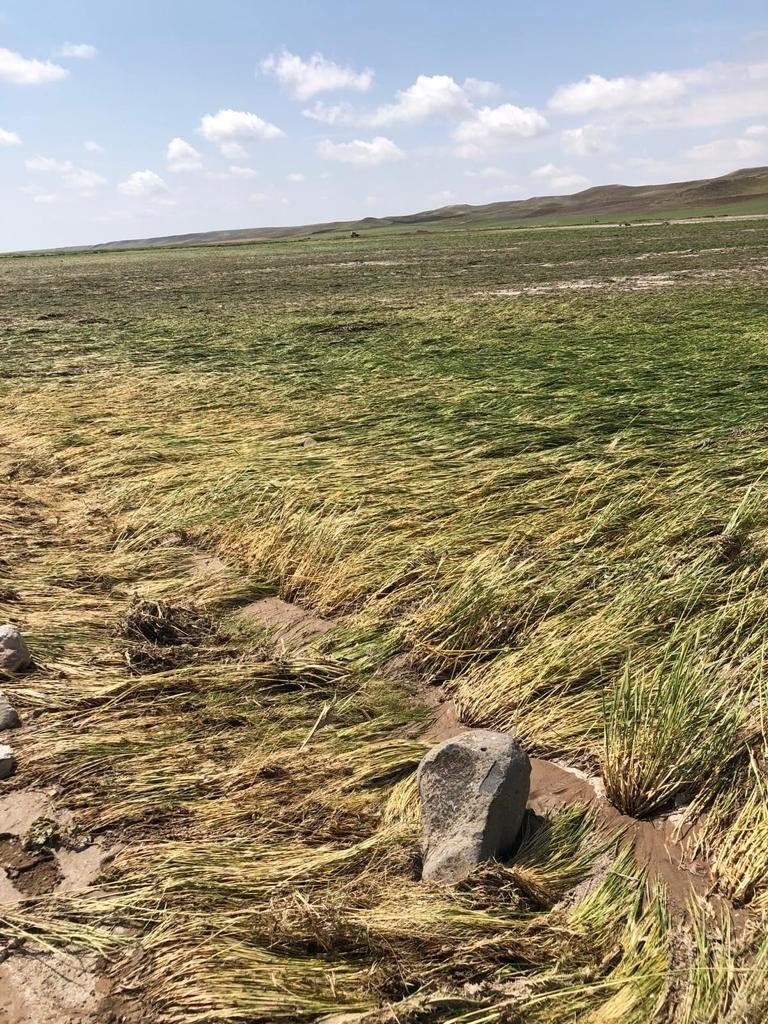 Konya'da şiddetli yağış ve dolu! Sadece bir ilçede 3 bin dekar ekili alan hasar gördü