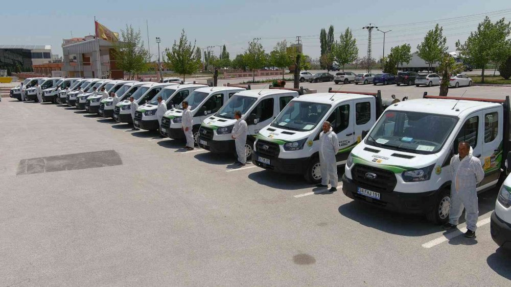 Konya'da haşereyle profesyonel mücadele! Başkan Altay'dan vatandaşa önemli uyarılar