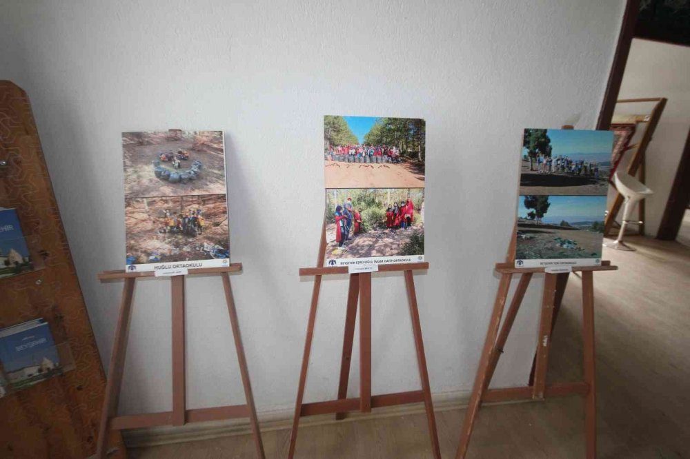 Konya'nın yeşil alanlarındaki çevre kirliliği fotoğraflarla sergilendi