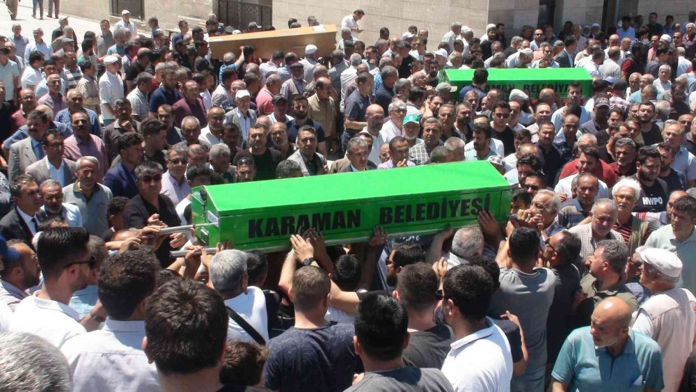 Karaman'da greyder kazasında ölen Mehmet Uçkun toprağa verildi