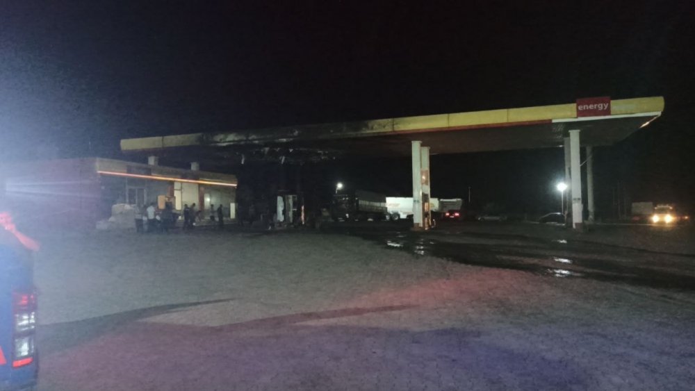 LPG pompası patladı! Akaryakıt istasyonunda büyük panik