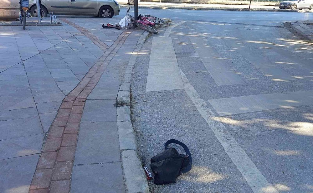Konya'da çalıntı bisikletli hırsız polise bıçakla saldırdı! Suç dosyası kabarık çıktı