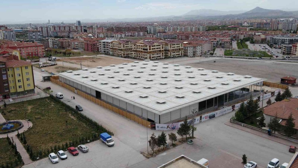 Konya'ya bir kapalı pazar yeri daha! Yakında hizmete giriyor
