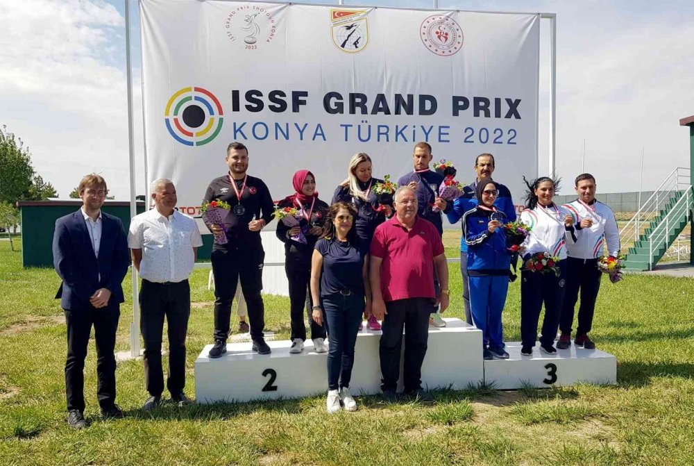 Konya ISSF Plak Atışları Grand Prix’si sona erdi! Karataylı Milli Sporcular Nur Banu Balkancı ve Ahmet Baran Cezayir yolcusu