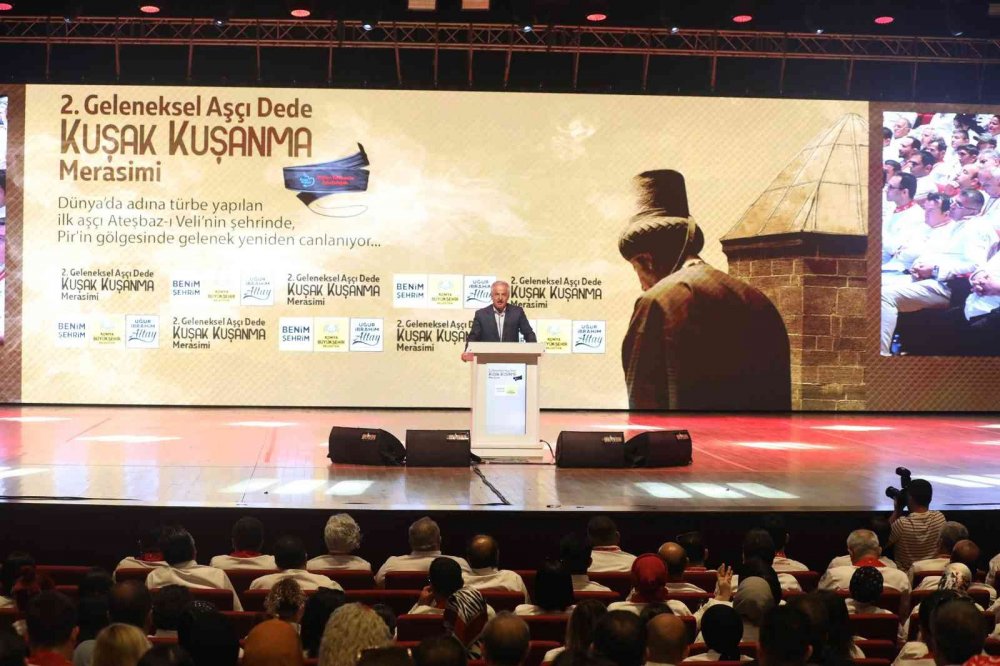 Konya Gastrofest'in lansmanında yeni mezun aşçılar kuşak kuşandı!