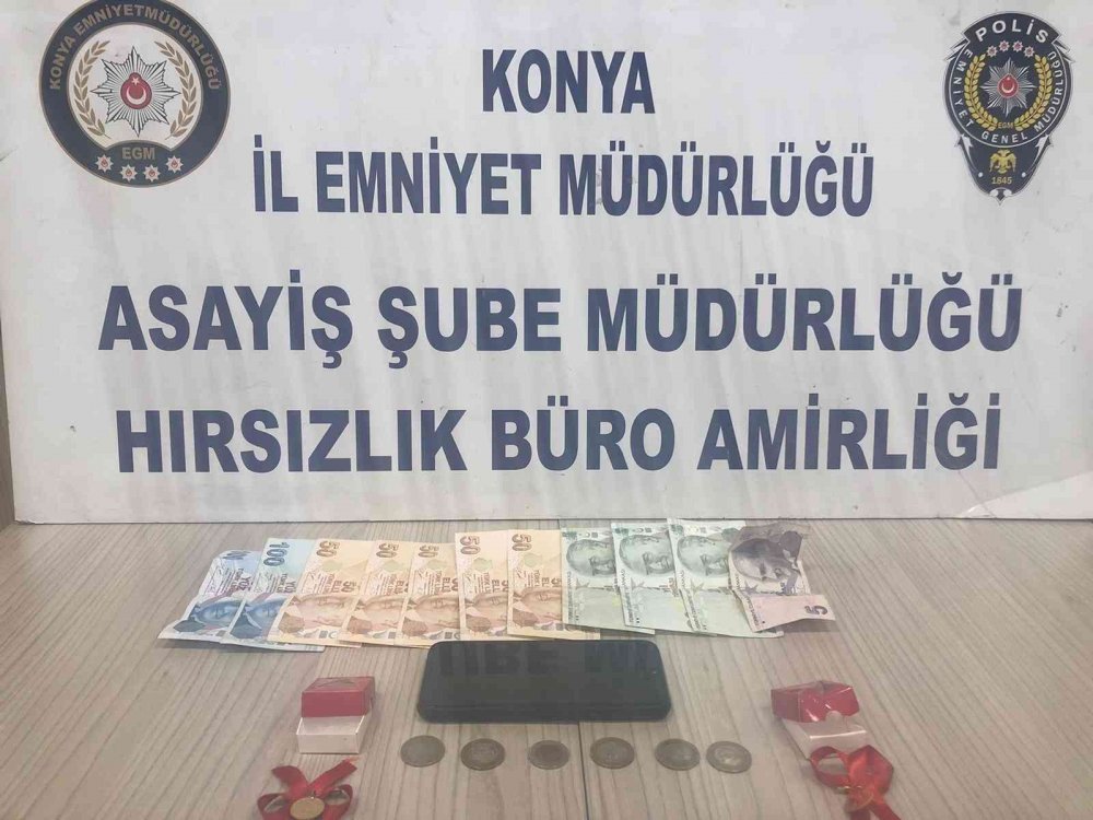 Banka çıkışı kaptığı para ve altın dolu çantayla kaçtı! Konya Akyokuş'ta otobüste yakalandı