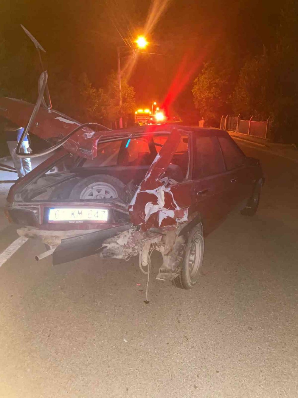 Konya Ereğli'de 2 otomobil çarpıştı! Bir sürücü yaralı