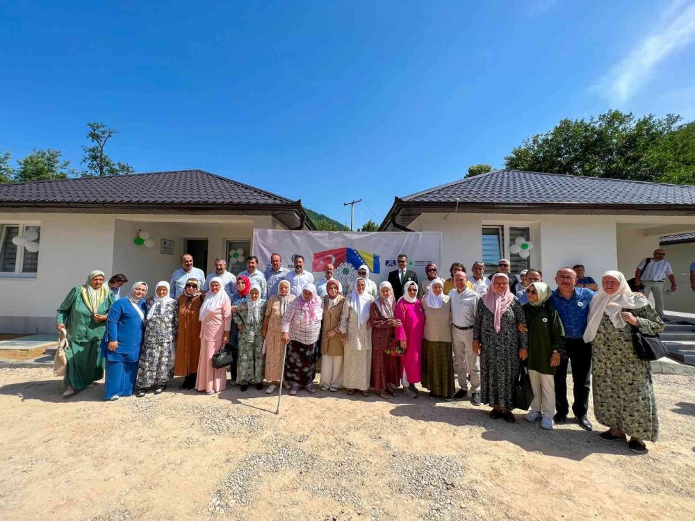 Konya belediyelerinden Srebrenitsa şehit annelerine yeni yuva