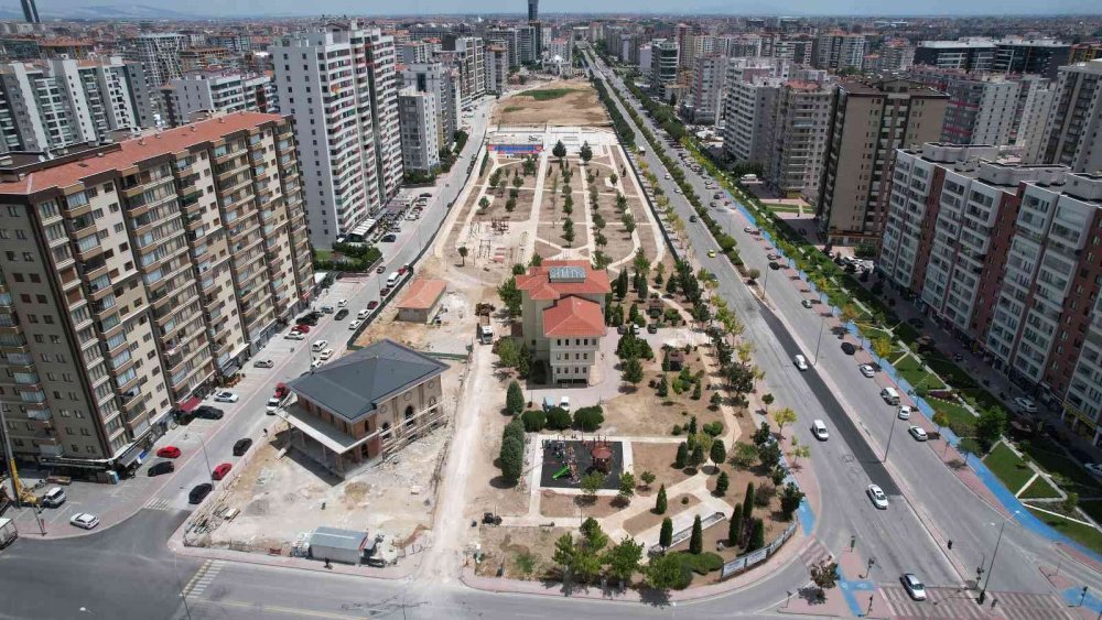 Konya'nın en sıkışık ve betonlu bölgesi Şefik Can'a 100 bin metrekarelik yeşil alan