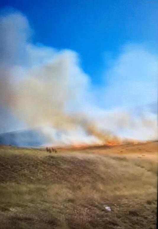 Konya’da hasat sonrası yangın! Zamanla yarıştılar