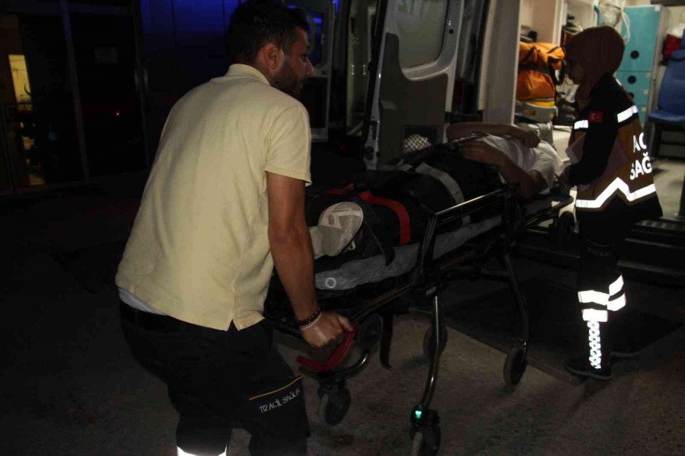 Konya'da dehşete düşüren kaza! Yola fırlayan köpeğe çarpmamak için direğe çarpıp takla attı