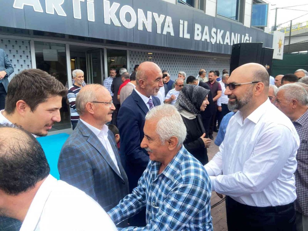 AK Parti Konya bayramlaşmasında insanlığa barış ve hoşgörü mesajı
