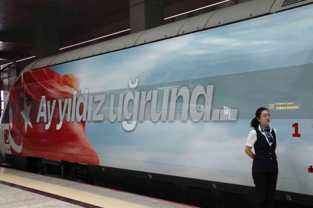 15 Temmuz Demokrasi ve Milli Birlik Treni sefere çıktı! Ankara, İstanbul ve Konya arasında 2 ay hizmet verecek