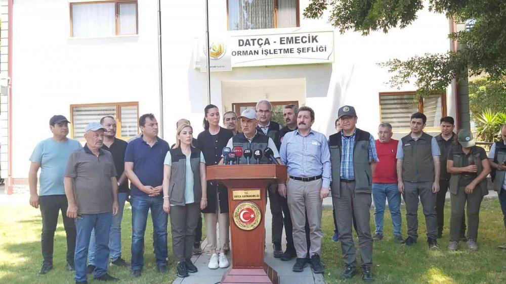 Datça’daki dev orman yangını kontrol altına alındı! Orman Bakanı Kirişçi yangının çıkış kaynağını açıkladı!
