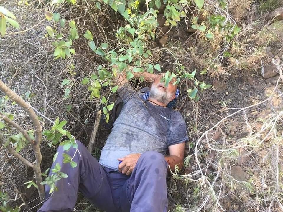 Dağda baygınlık geçiren Recep Sinan Kanışkan'ı MAG-AME ekipleri kurtardı