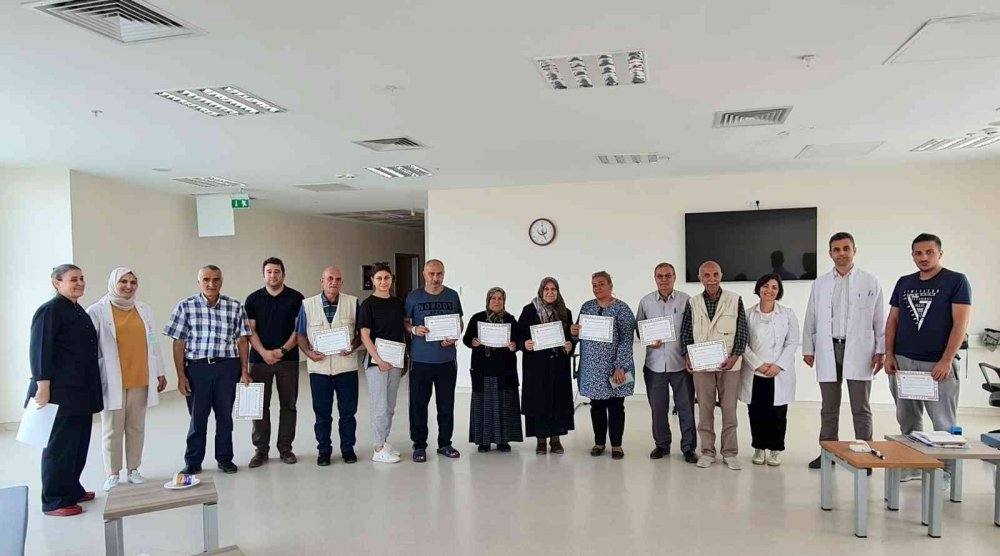 Konya Beyşehir'de Diyabet Okulu ikinci mezunları diplomalarını aldı