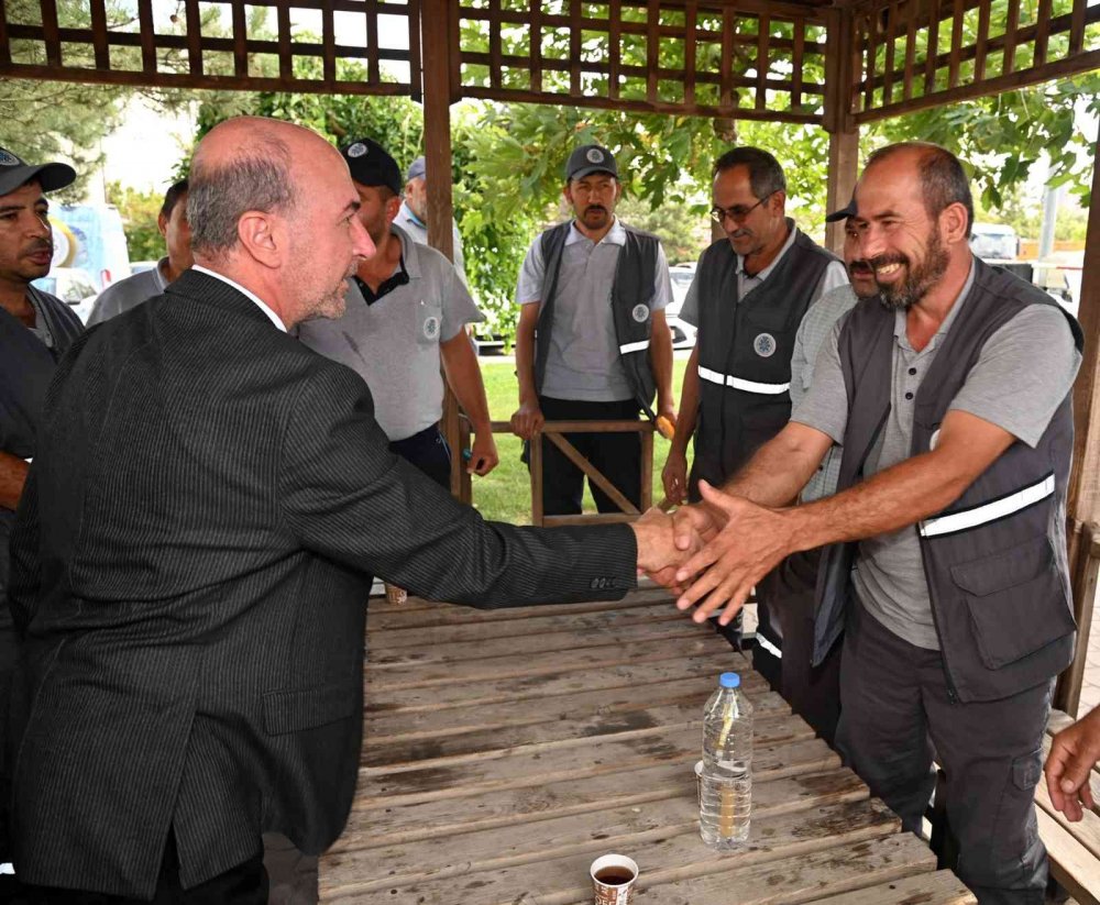 Pekyatırmacı Selçuklu Belediyesi personeliyle buluşmaya devam ediyor