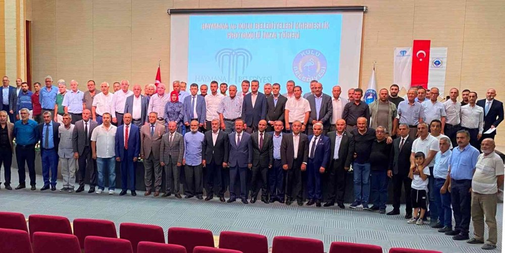 Konya Kulu ve Ankara Haymana kardeş oldu