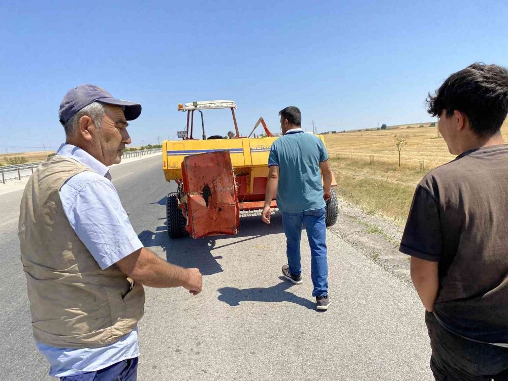 Konya’da kamyonet saman balya makinesine çarptı. Kazada 3 genç yaralandı